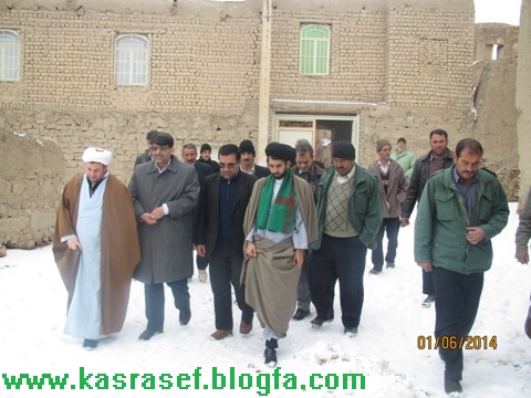 جلسه مشترک شورای اداری شهرستان فراهان و بخش خنجین در روستای کسراصف